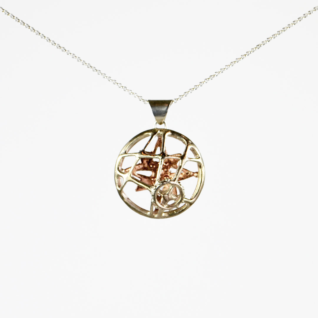 Chart and Compass Reversible Necklace