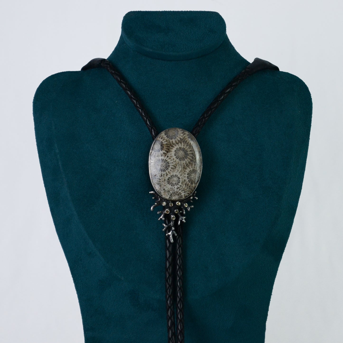 Petrified Coral Bolo Tie