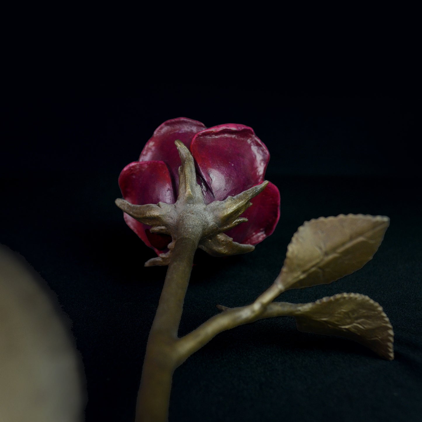 Long Stemmed Rose Sculpture