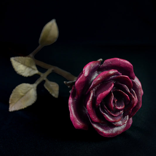 Long Stemmed Rose Sculpture