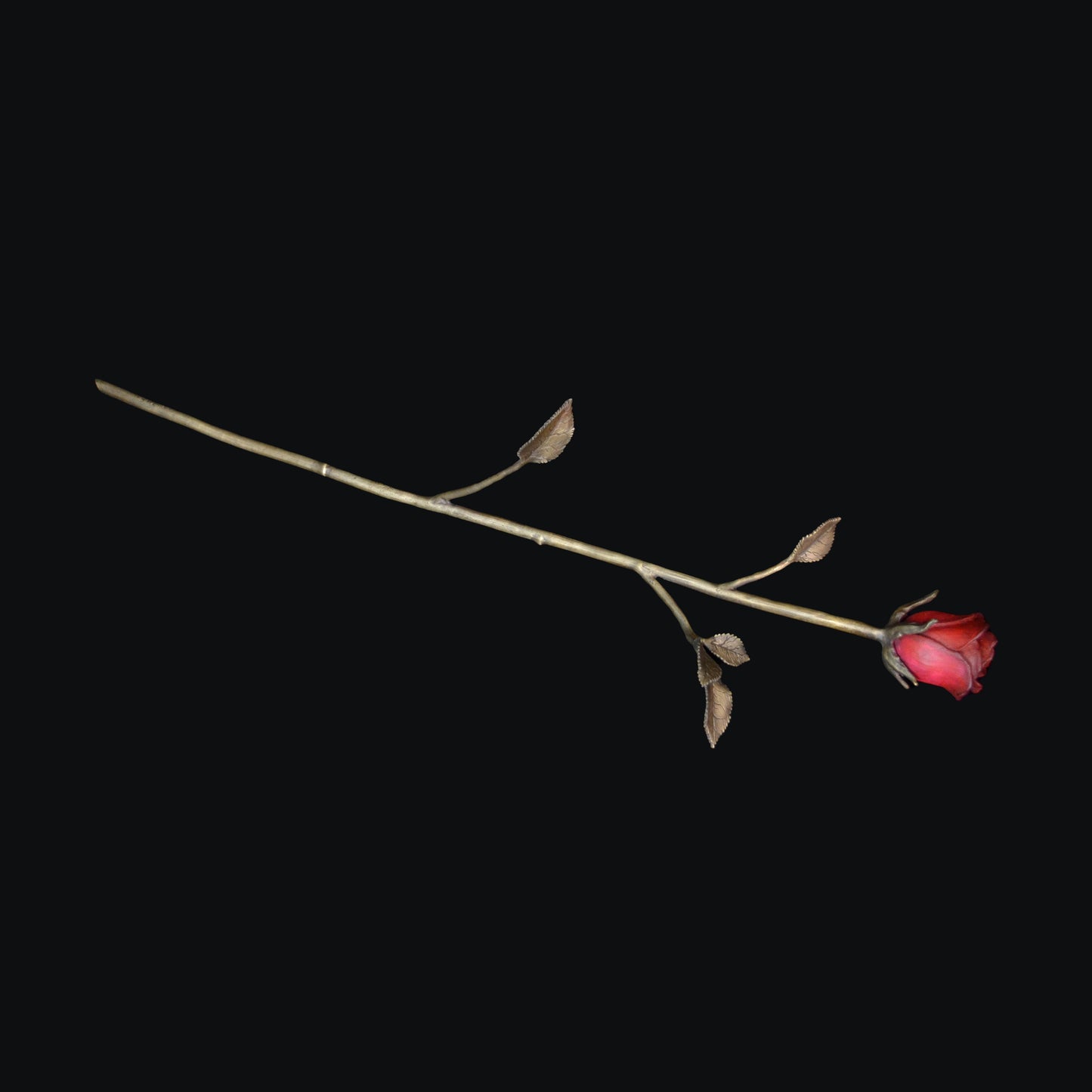 Long Stemmed Rose Sculpture