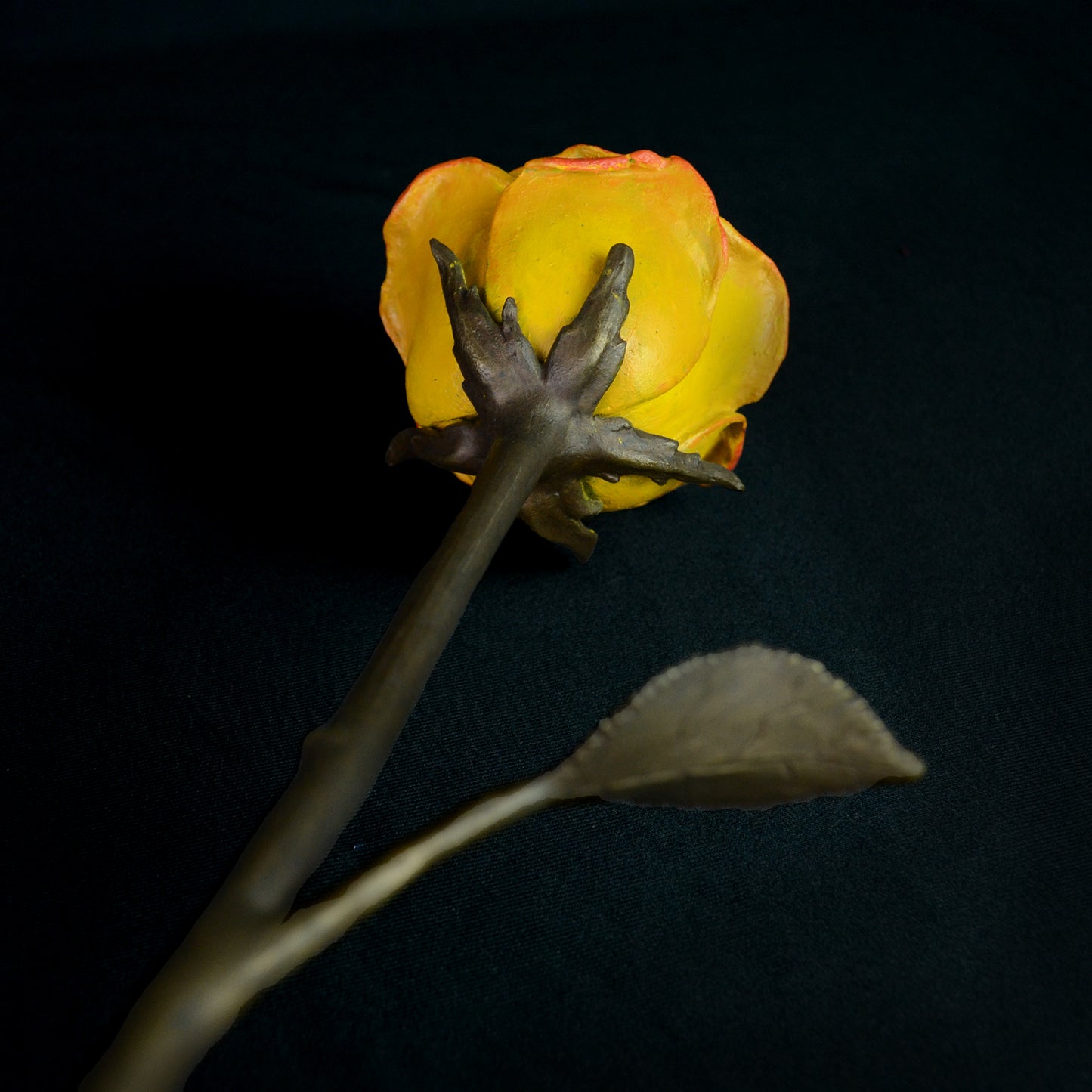 Long Stemmed Rose Sculpture