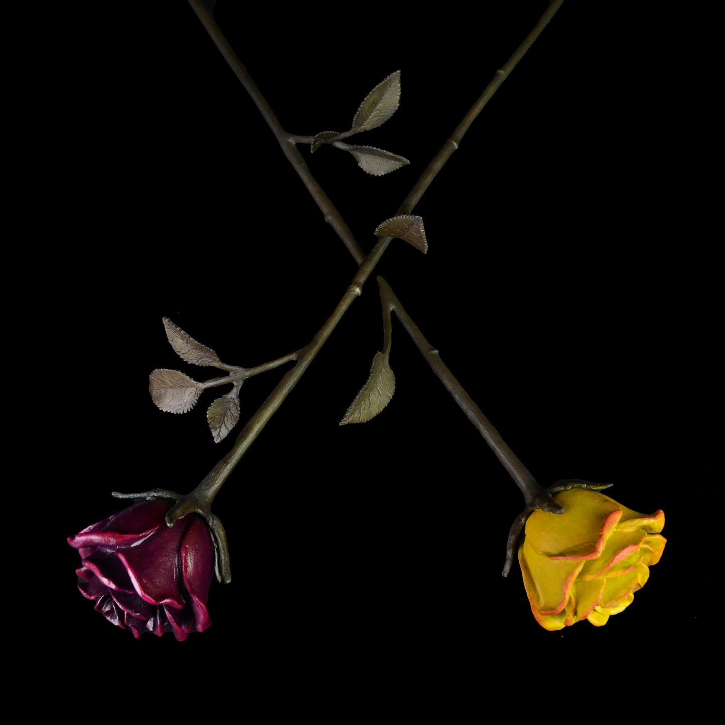 Long Stemmed Rose Sculpture