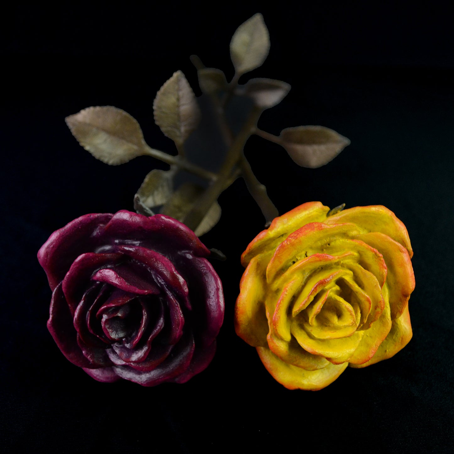 Long Stemmed Rose Sculpture