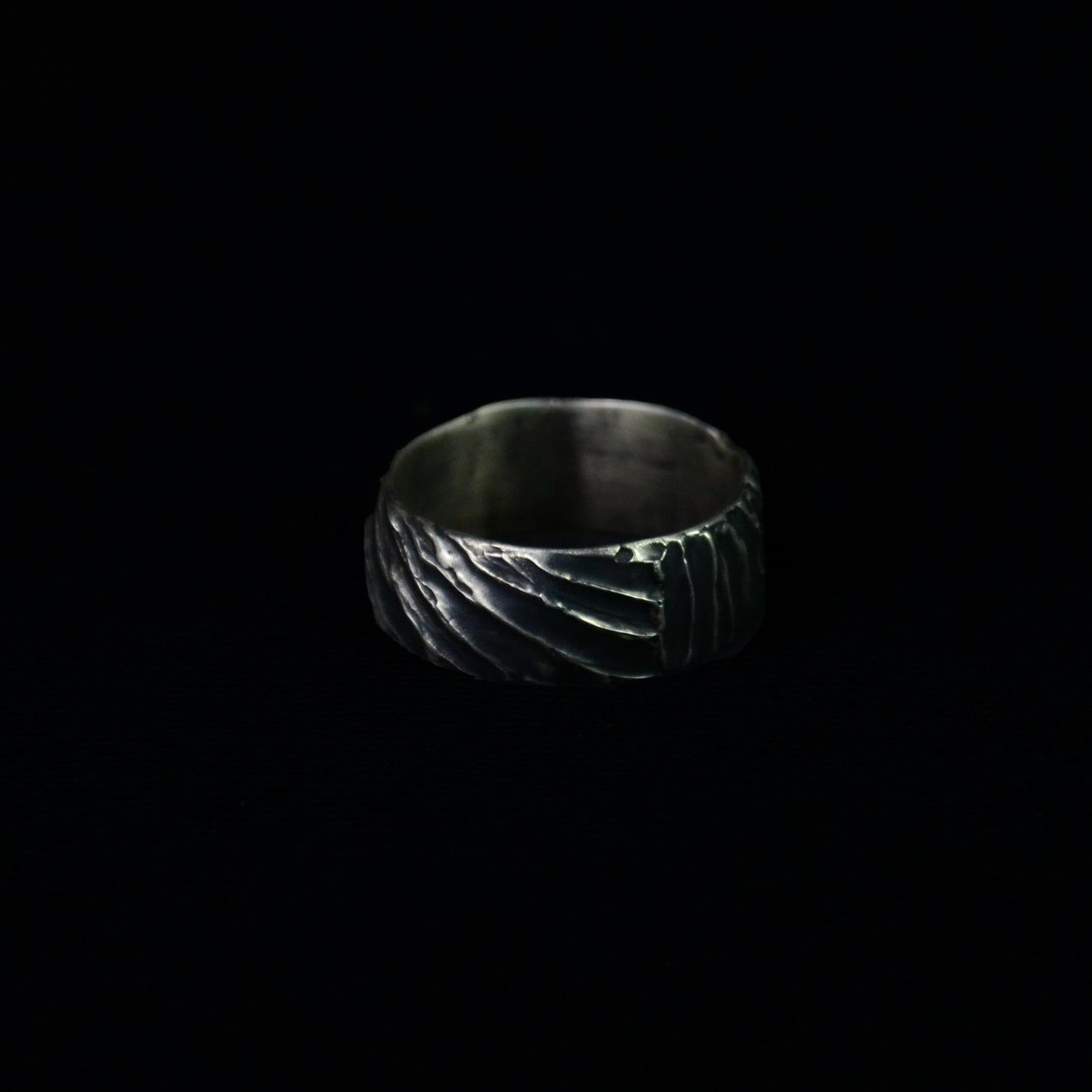 Zebra Textured Ring
