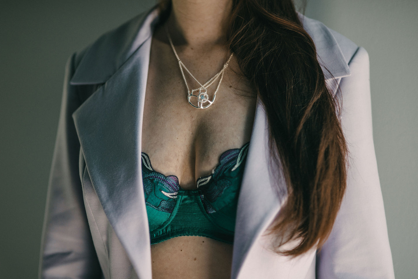 Broken Chart Necklace