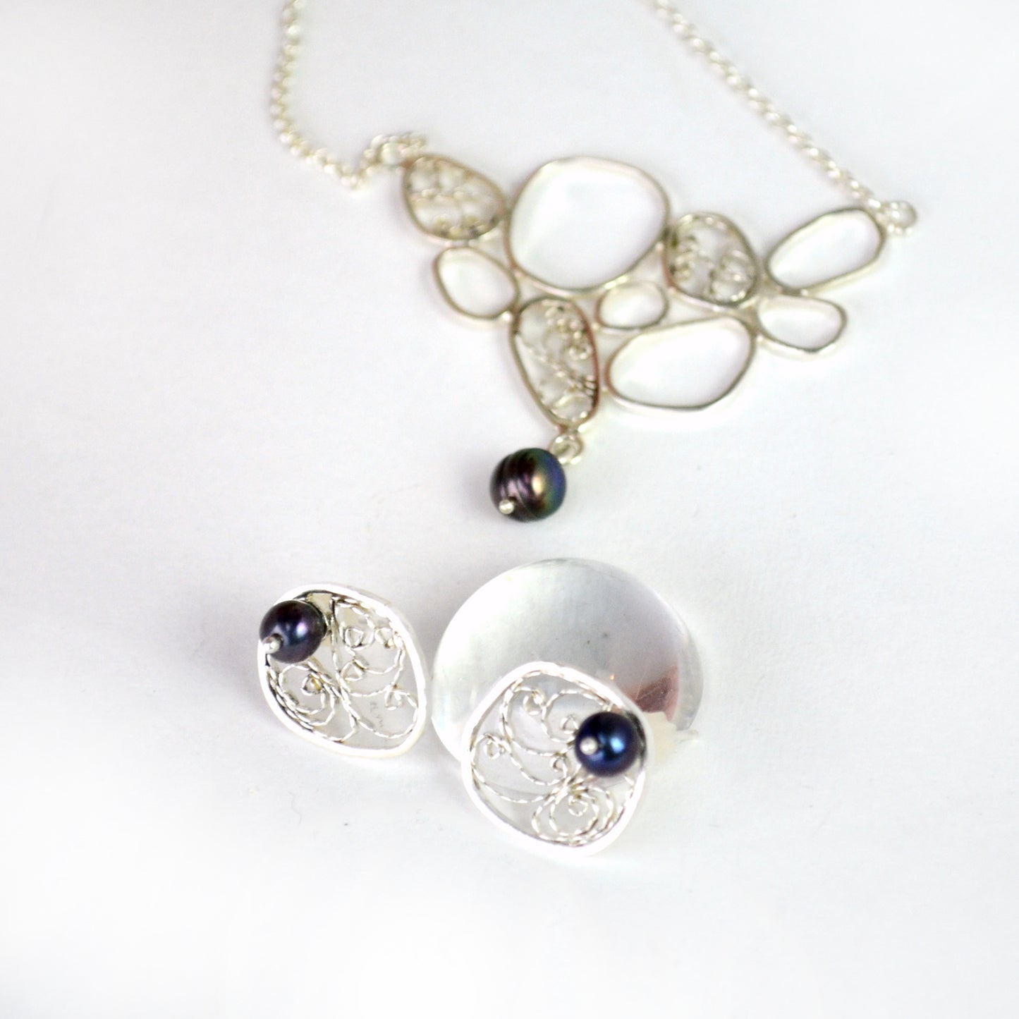 Organic Filigree Necklace