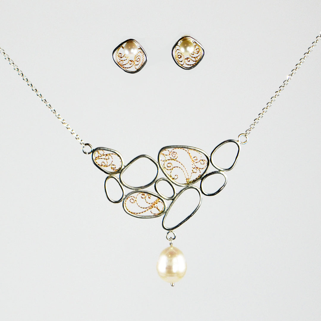 Organic Filigree Necklace