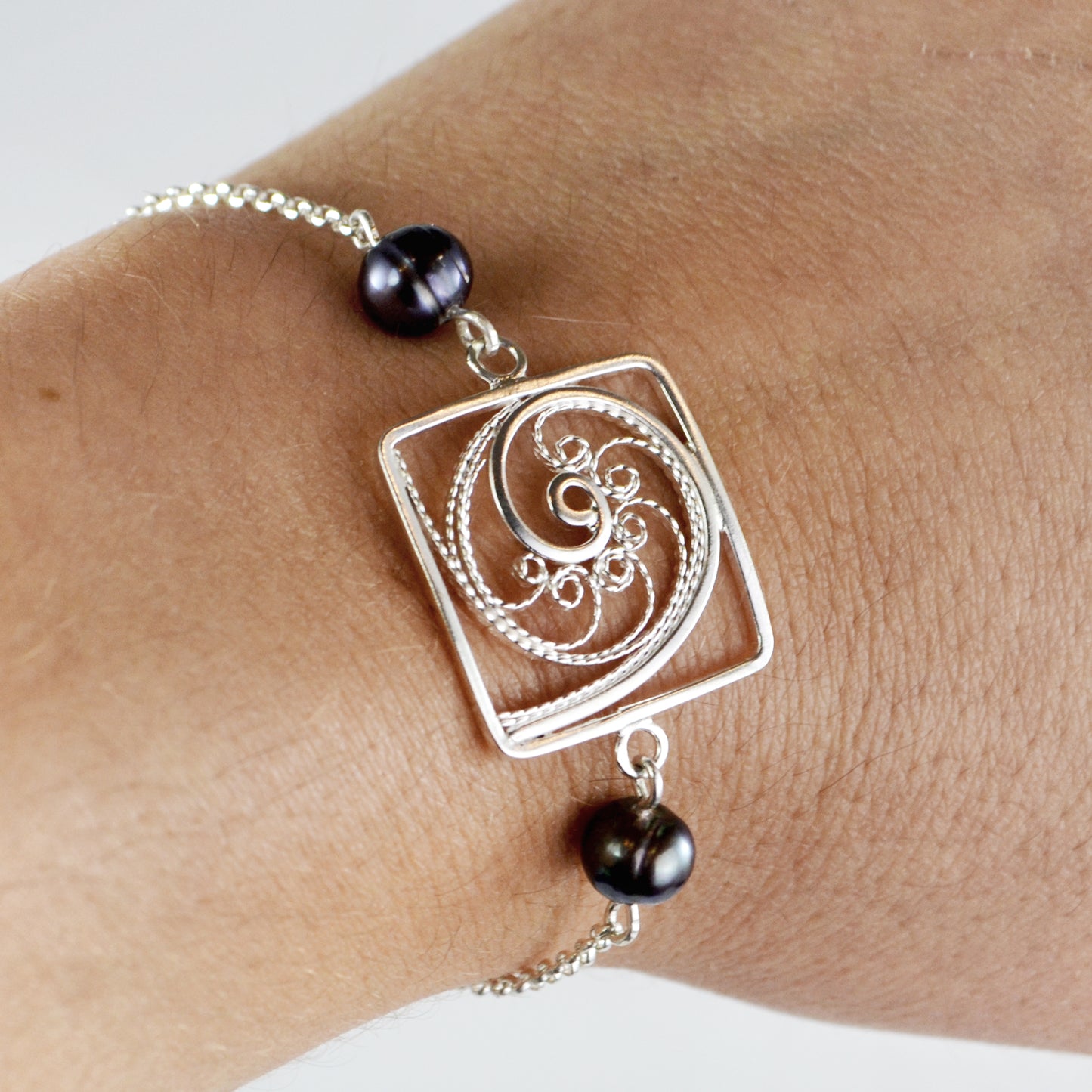 Golden Ratio Filigree Bracelet