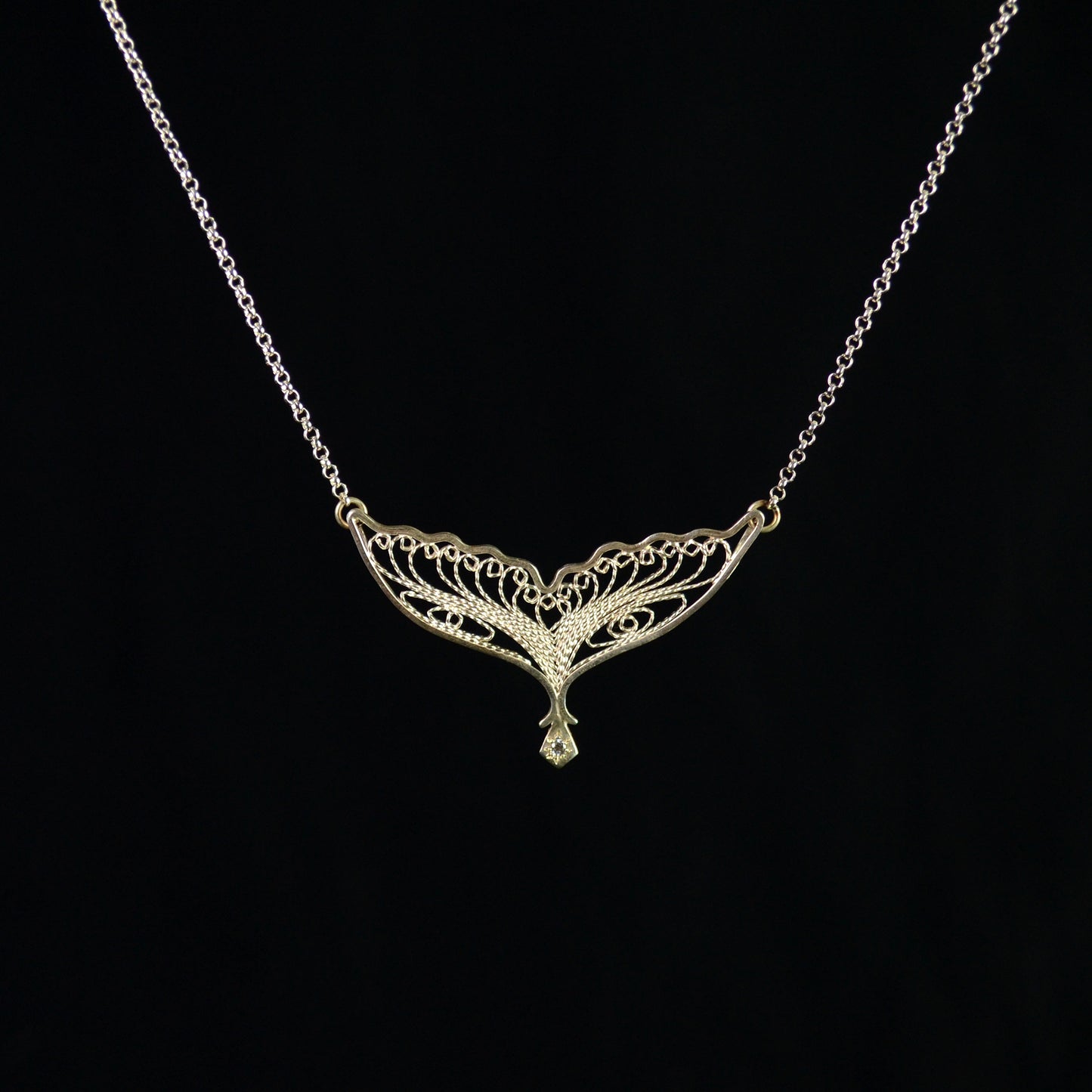 Ann Hatha-whale Tail Necklace