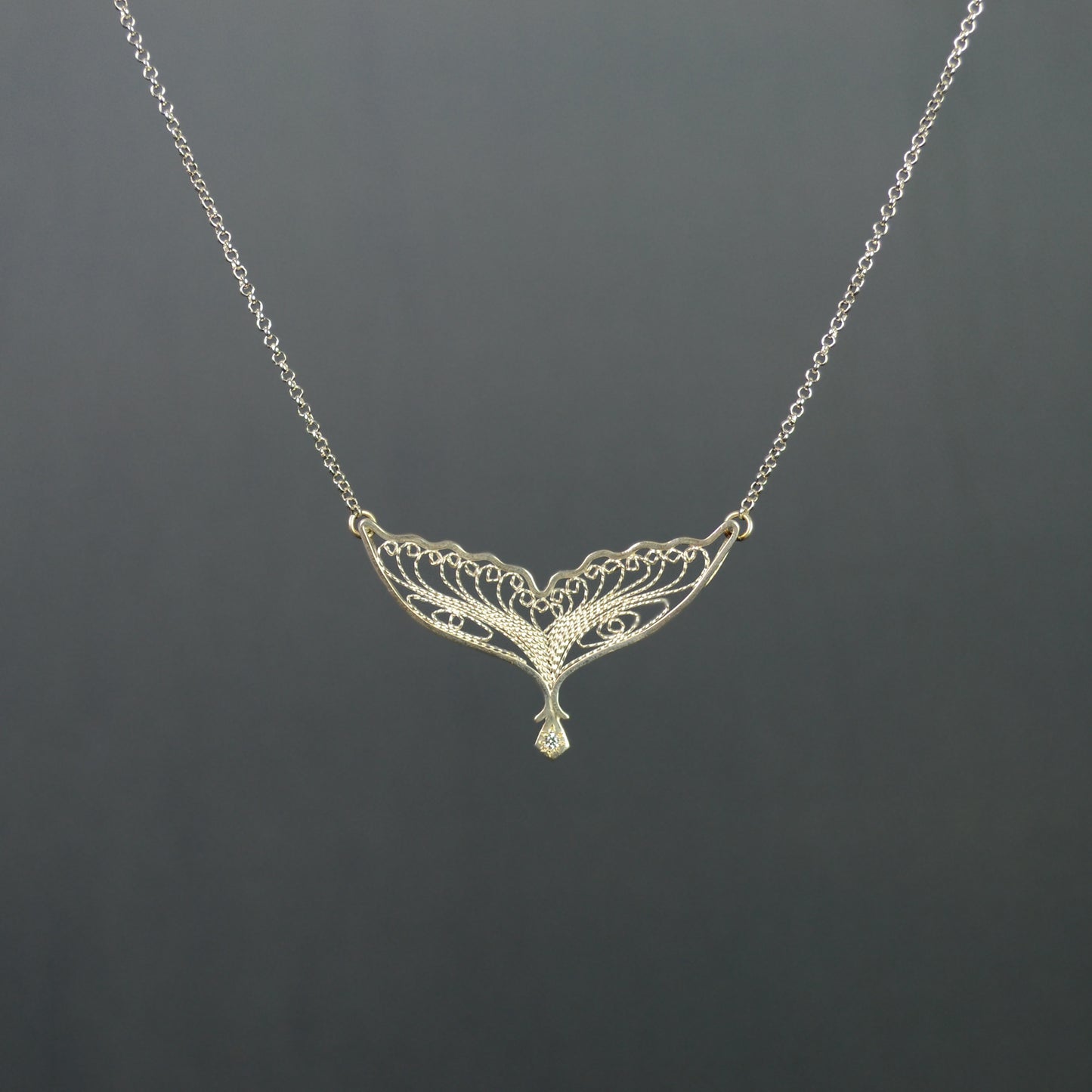 Ann Hatha-whale Tail Necklace