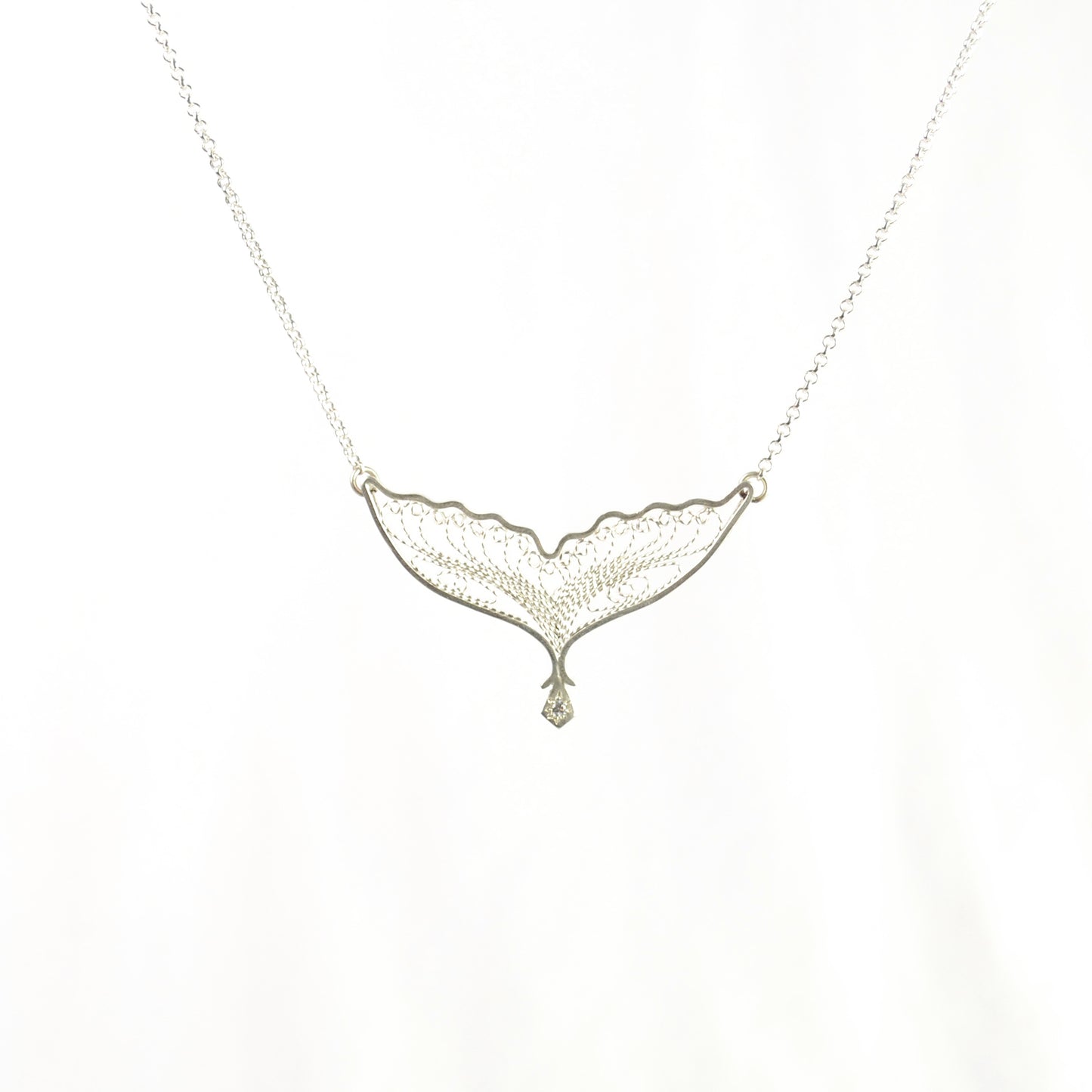 Ann Hatha-whale Tail Necklace