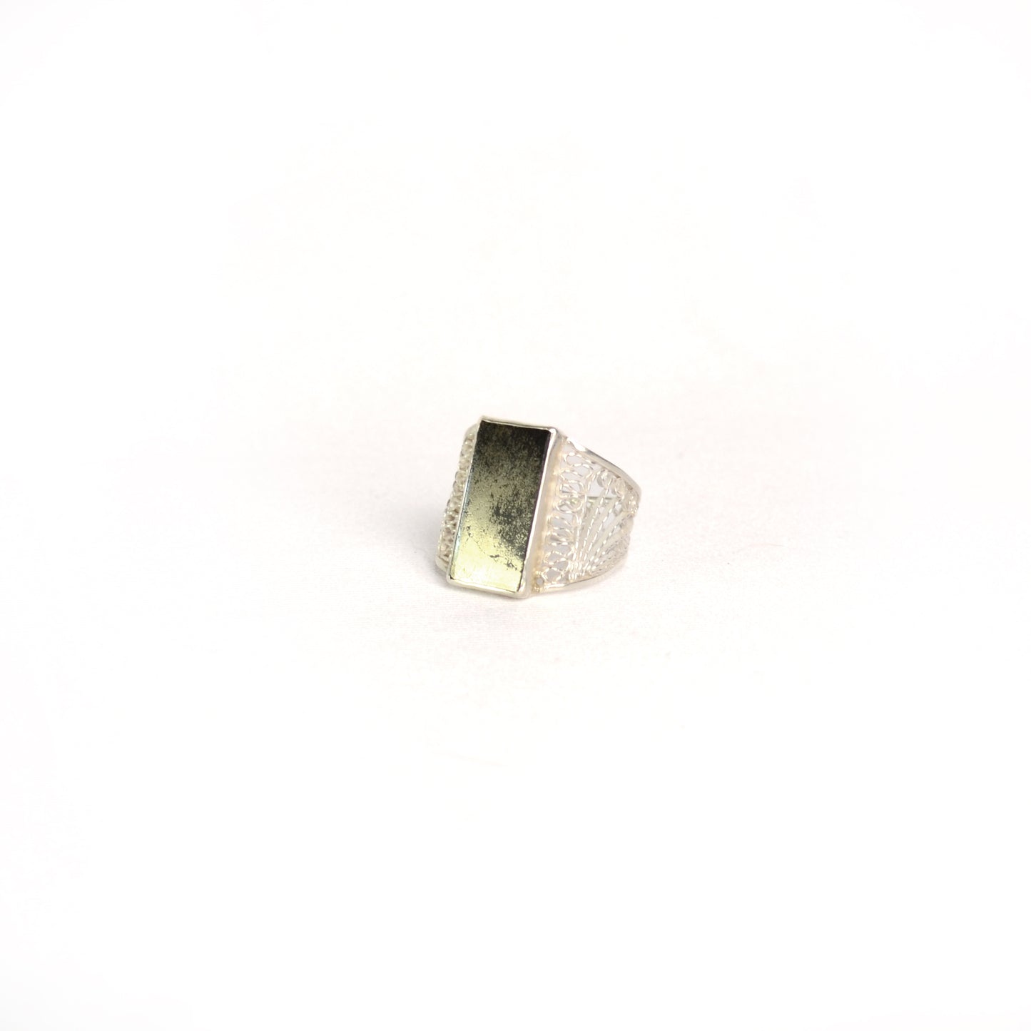 Riley Pyrite Ring