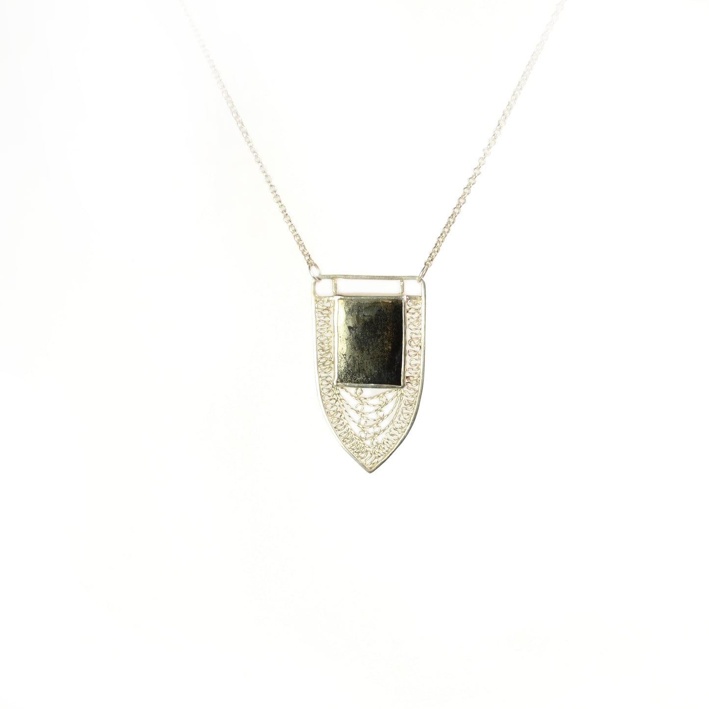 Riley Pyrite Necklace