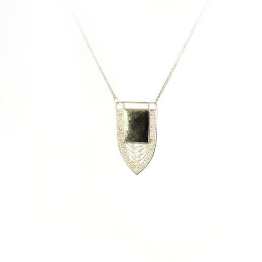 Riley Pyrite Necklace