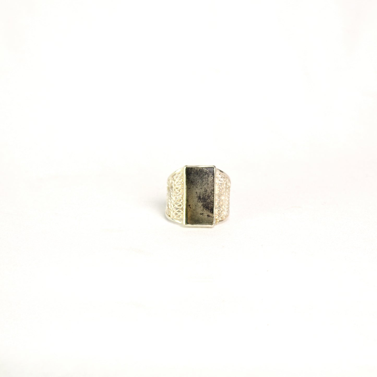 Riley Pyrite Ring