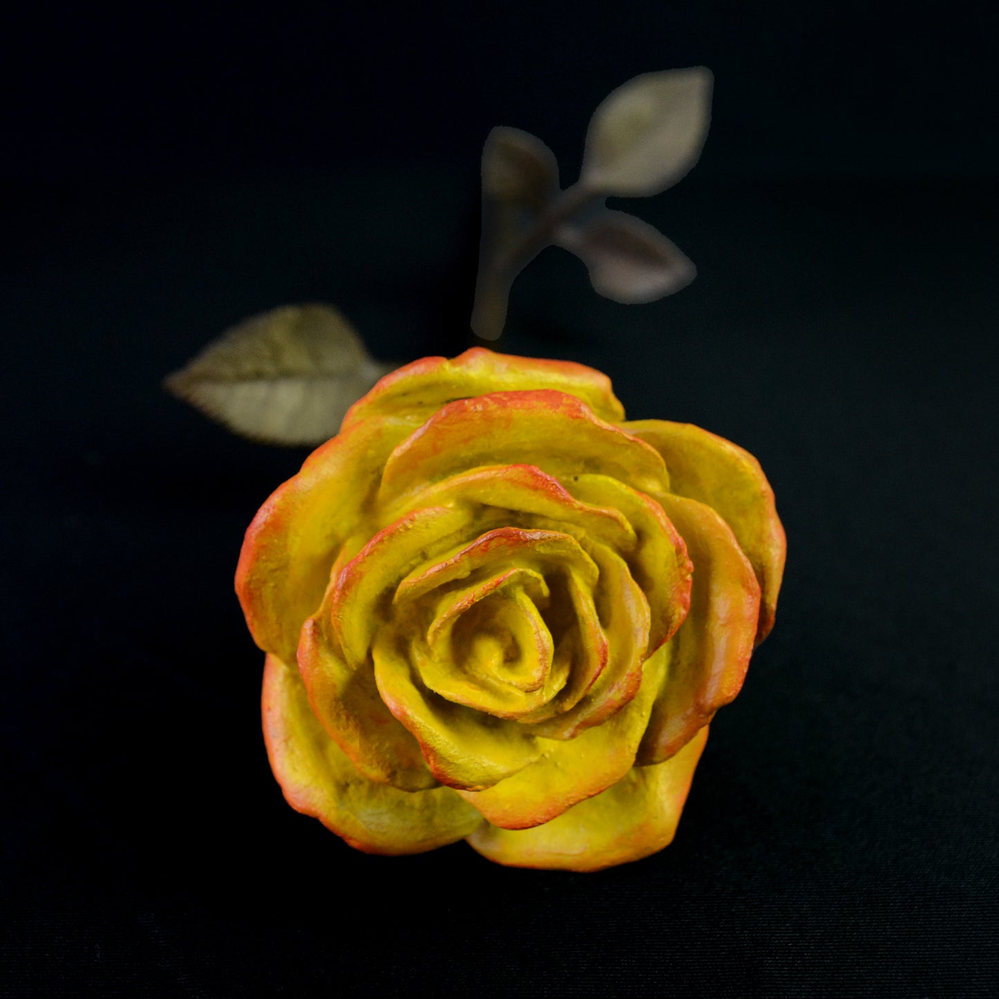Long Stemmed Rose Sculpture