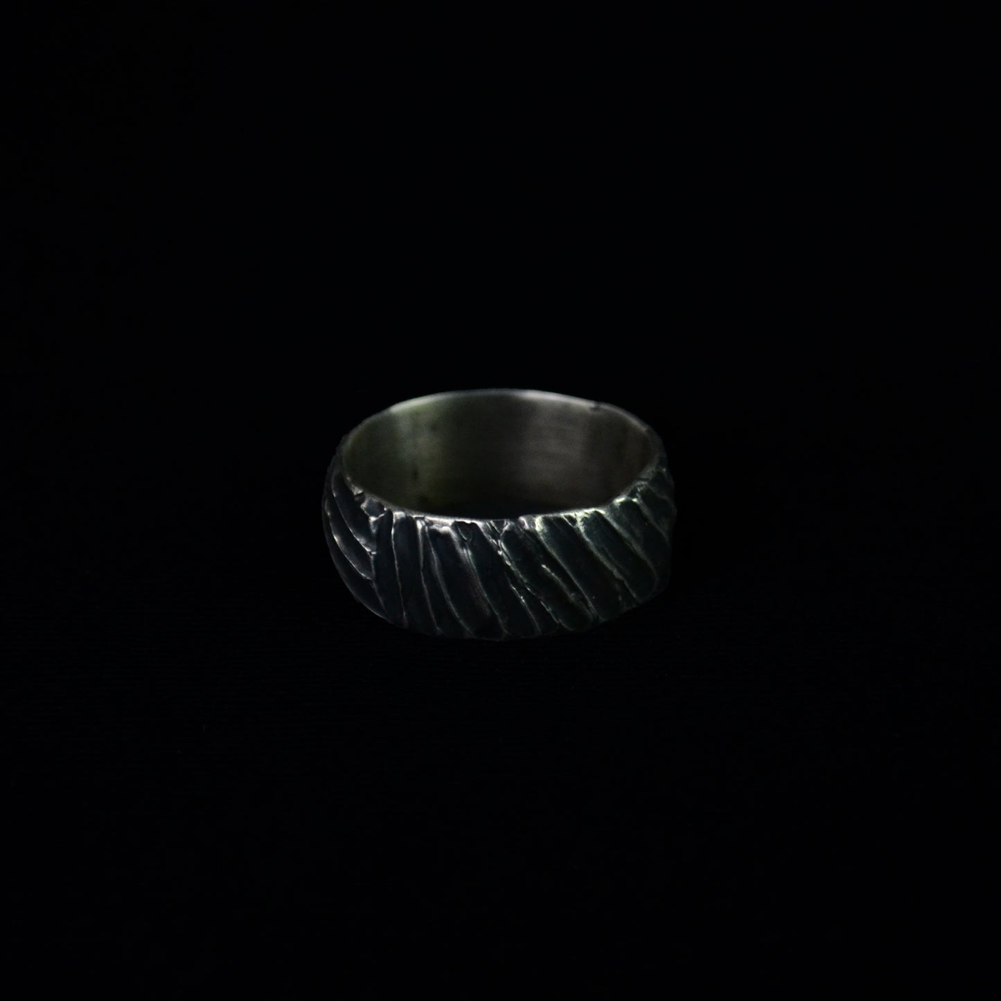 Zebra Textured Ring