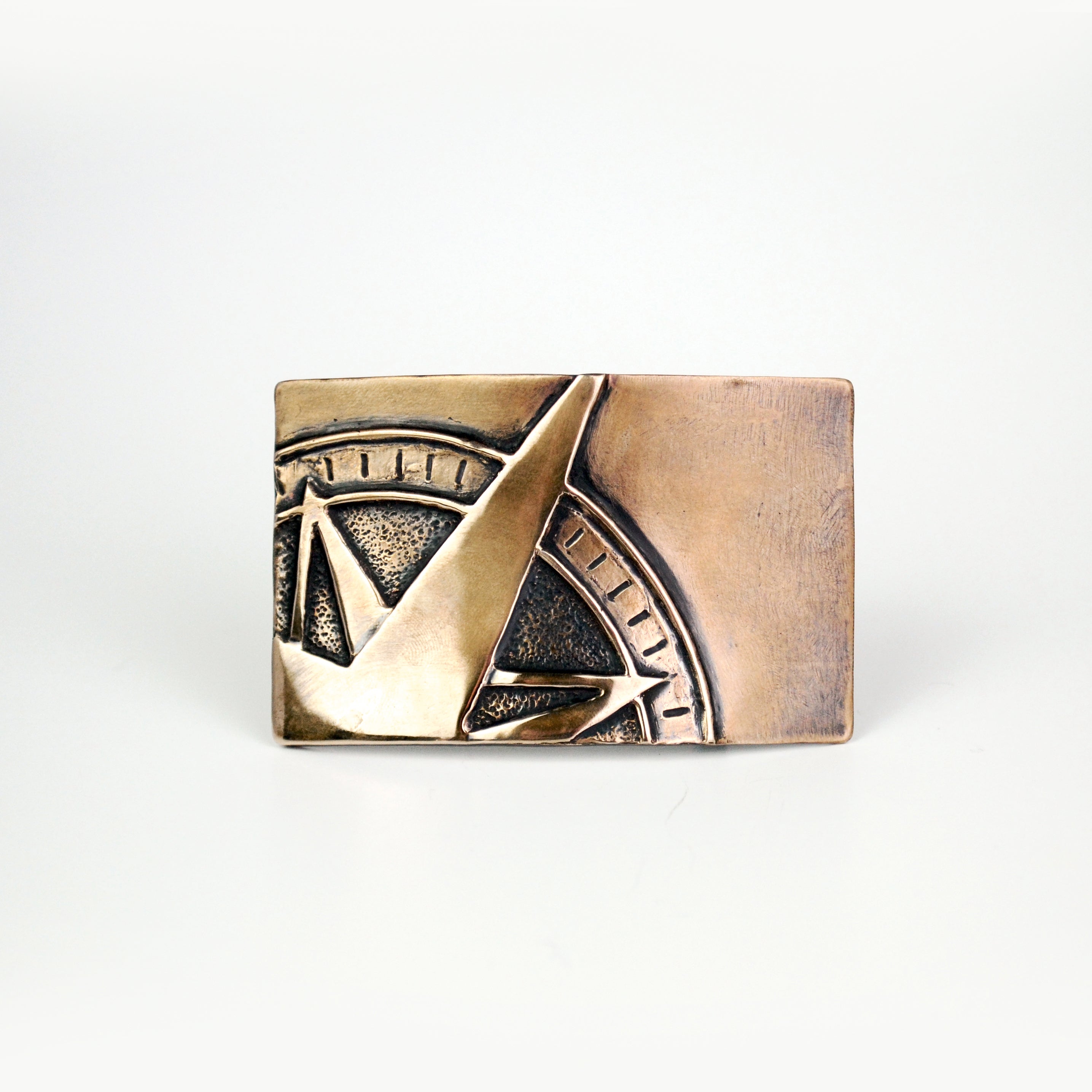 Compass Belt buckle for 4 cm Leather Belts, Antique Silver, 19,20 €